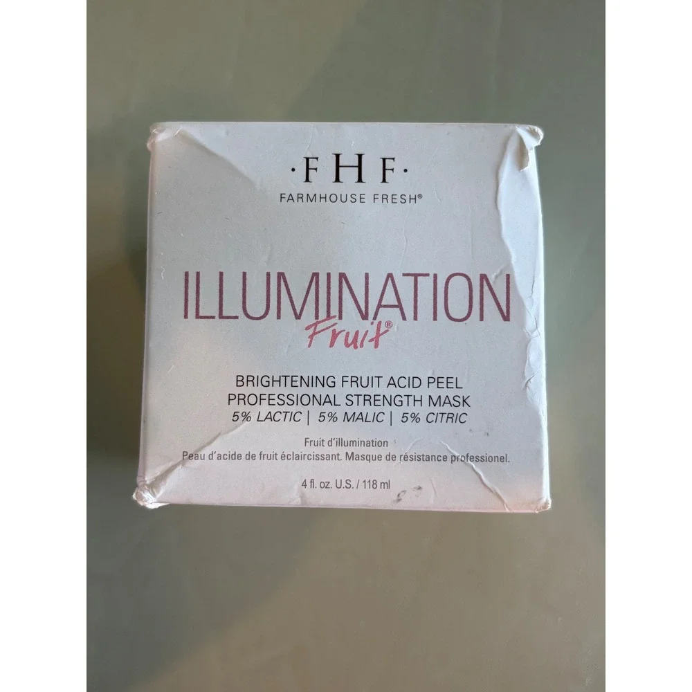Farmhouse Fresh Illumination Fruit Brightening Fruit Acid Peel Mask 4oz New Box